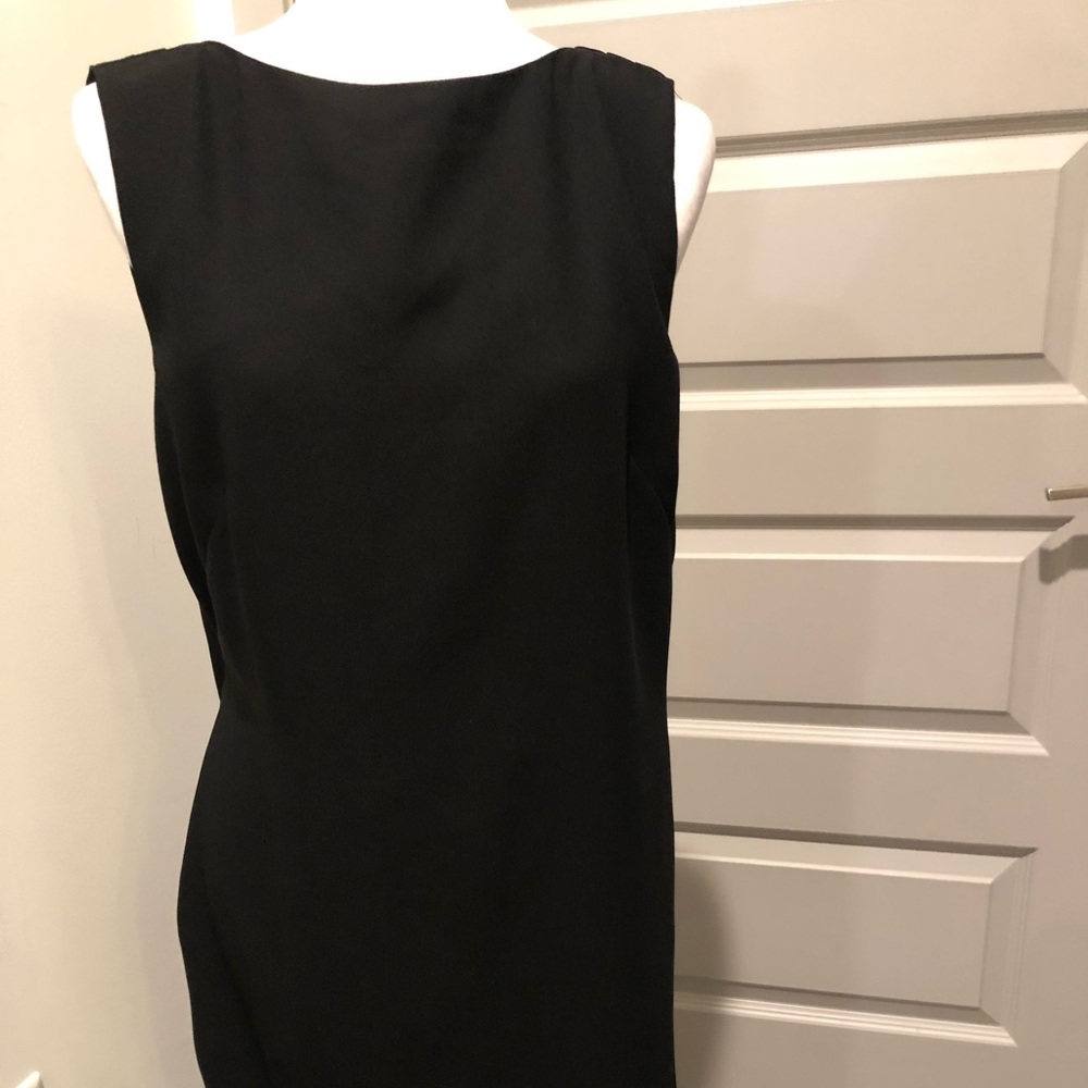 NWT Banana Republic sleeveless Sheath Dress with draped back